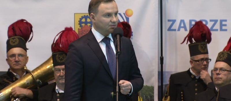 Prezydent Andrzej Duda przyjechał na Śląsk