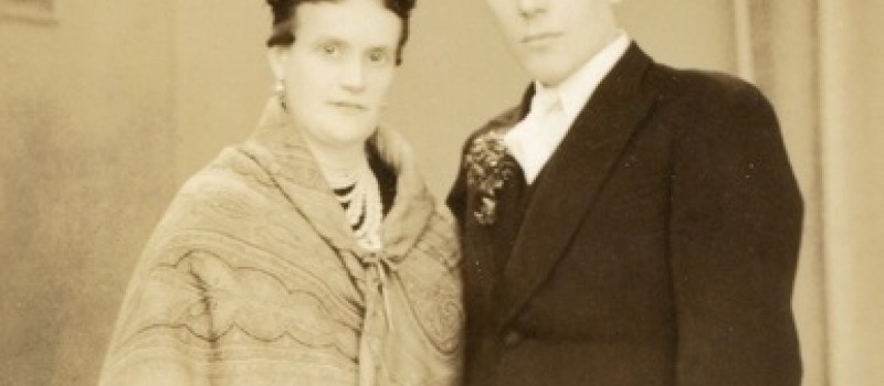 Helena Golus i Paweł Tobór (ślub 18.11.1946r. w Radzionkowie, mieli 2 dzieci Annę i Ryszarda)