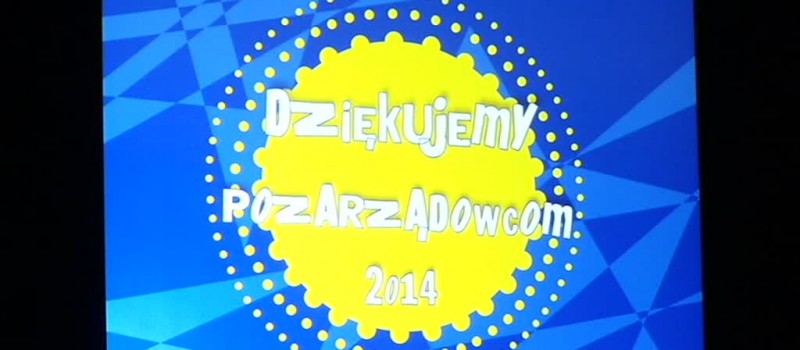 DZIĘKUJEMY POZARZĄDOWCOM