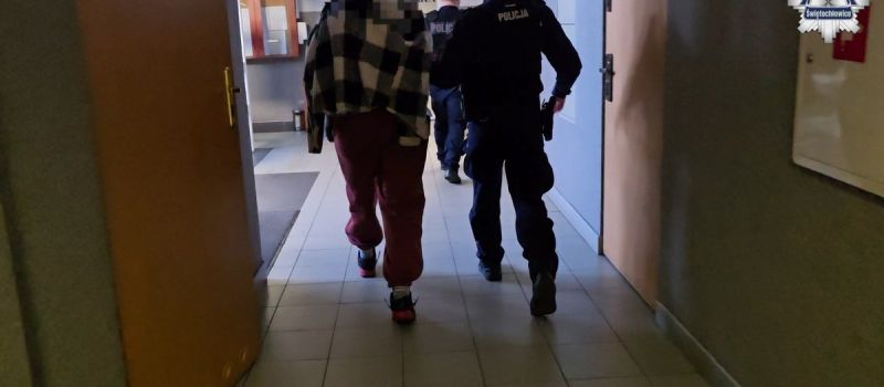 Agresywne rodzeństwo zaatakowało policjantów w Świętoch...