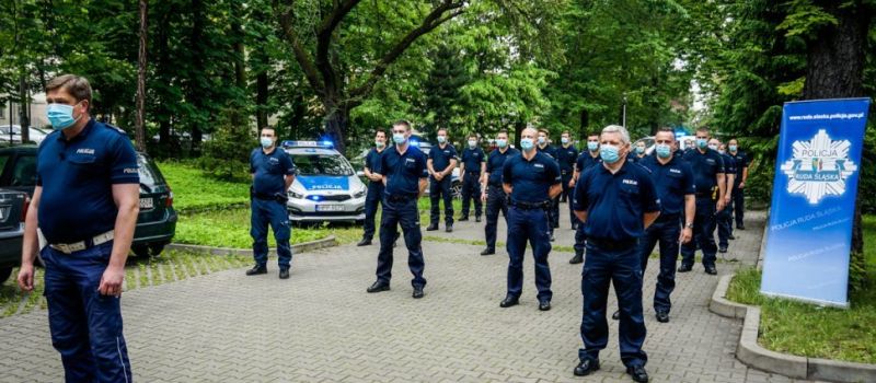 Rudzka policja wsparła akcję #GaszynChallenge