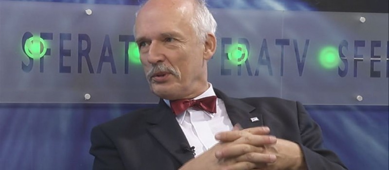 Janusz Korwin-Mikke w Sfera TV. &quot;Nie brakuje u nas rozsądnych polityków, ale skutecznie się maskują&quot;.