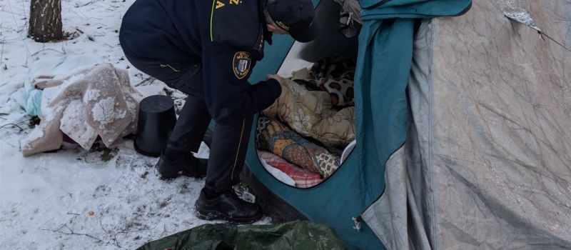 Pomoc dla bezdomnych w czasie mrozów