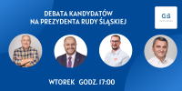 Zobacz debatę kandydatów na prezydenta Rudy Śląskiej